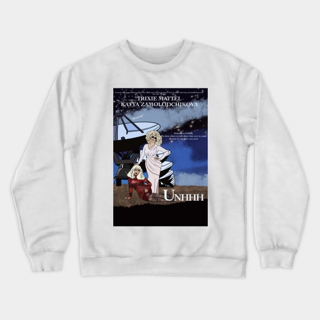 Trixie and Katya Movie Poster Crewneck Sweatshirt by SturgesC